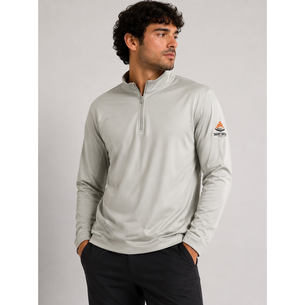 Peter Millar Smart Batch Systems Pullover 1/4 Zip Long Sleeve Athletic Top |S1